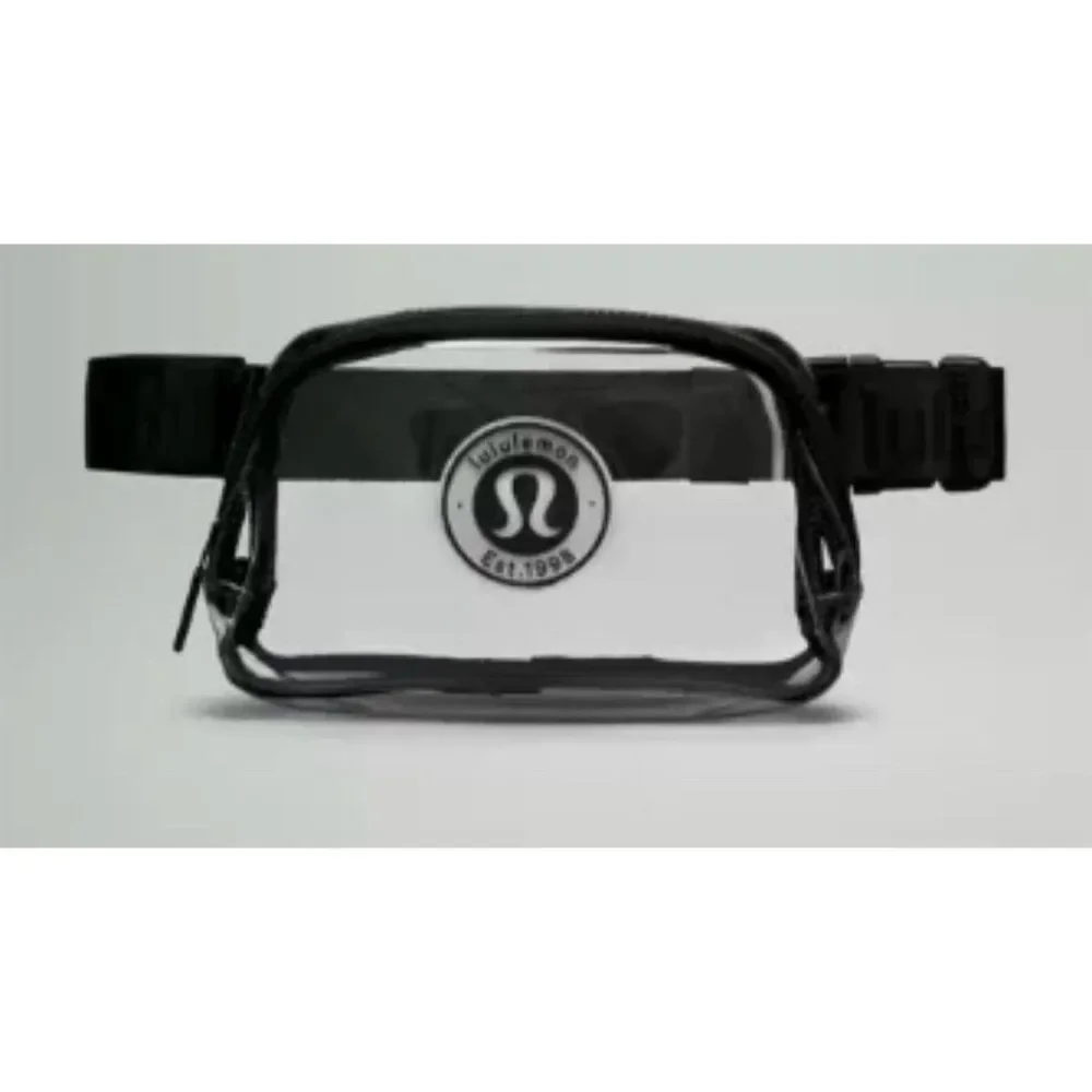 lululemon see through bag Clear Belt  Everywhere Belt Bag 1L *Clear